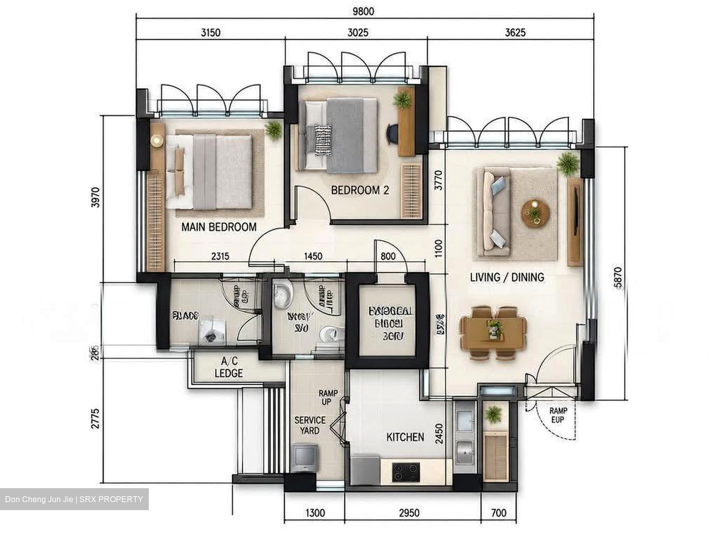 Blk 431C Vista Spring @ Yishun (Yishun), HDB 3 Rooms #614695561